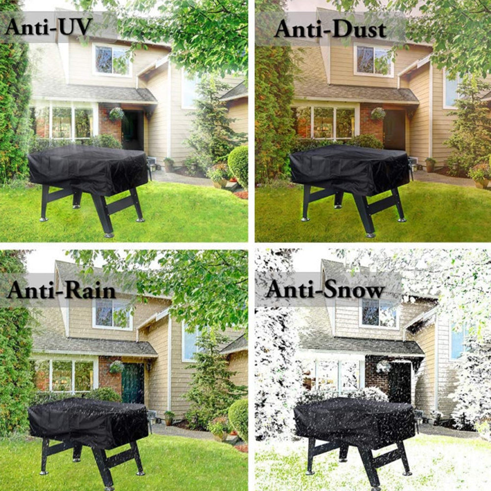 KG0212 Foosball Table Cover Outdoor Waterproof Patio Coffee Chair Billiard Soccer Table Dust Cover (420D Silver Coating) KG0212 Foosball Table Cover Outdoor Waterproof Patio Coffee Chair Billiard Soccer Table Dust Cover (420D Silver Coating)